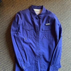 Columbia Purple Long Sleeve Shirt